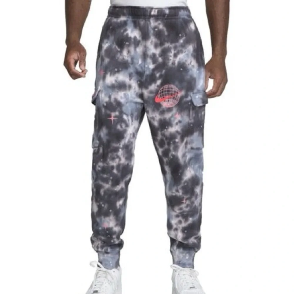 NIKE Spacewave Galaxy‎ Cargo Fleece Jogger Sweatpants